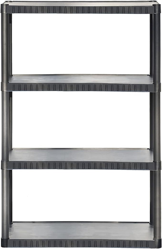 BLACK+DECKER 4-Tier Medium Duty Solid Storage Shelf